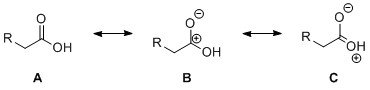 resonance carbon acid