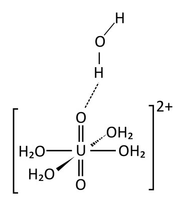 Axial oxygen hydrogen bond