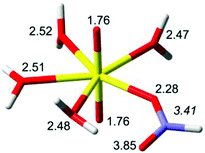 Combination water and formate uranyl ion